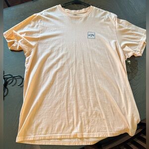 Billabong orange cream t shirt